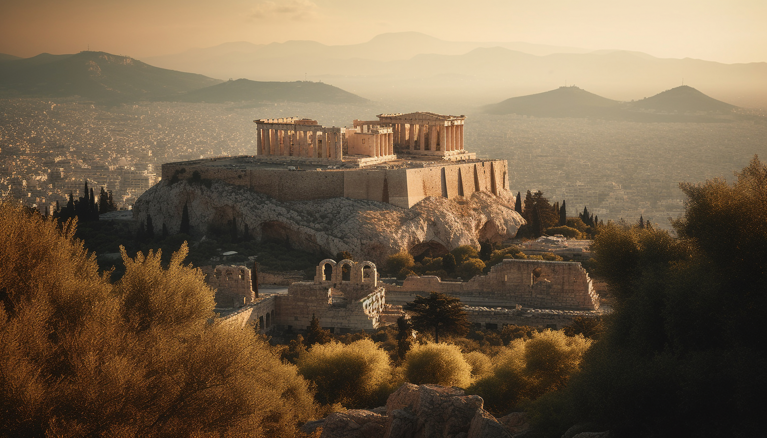 "Gori" Grčka: Na Kritu skoro 45 stepeni, u Atini svi po kućama