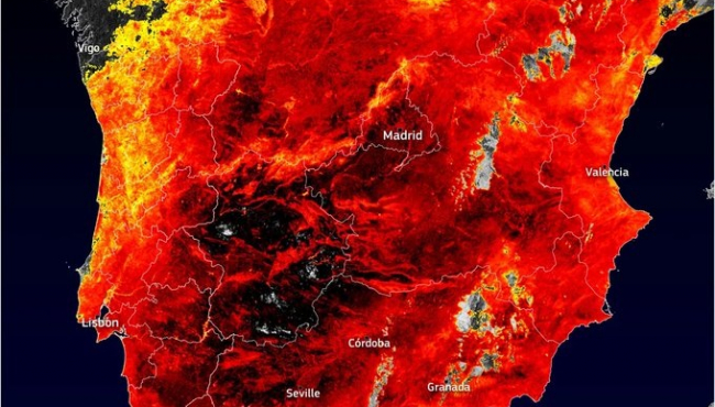 Toplotni talas u španiji najjači u ISTORIJI!