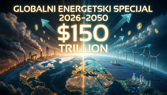 BUDUĆNOST ENERGIJE: Svet ulazi u najveću transformaciju u istoriji - 150 biliona $, nova epoha struje i borba za resurse